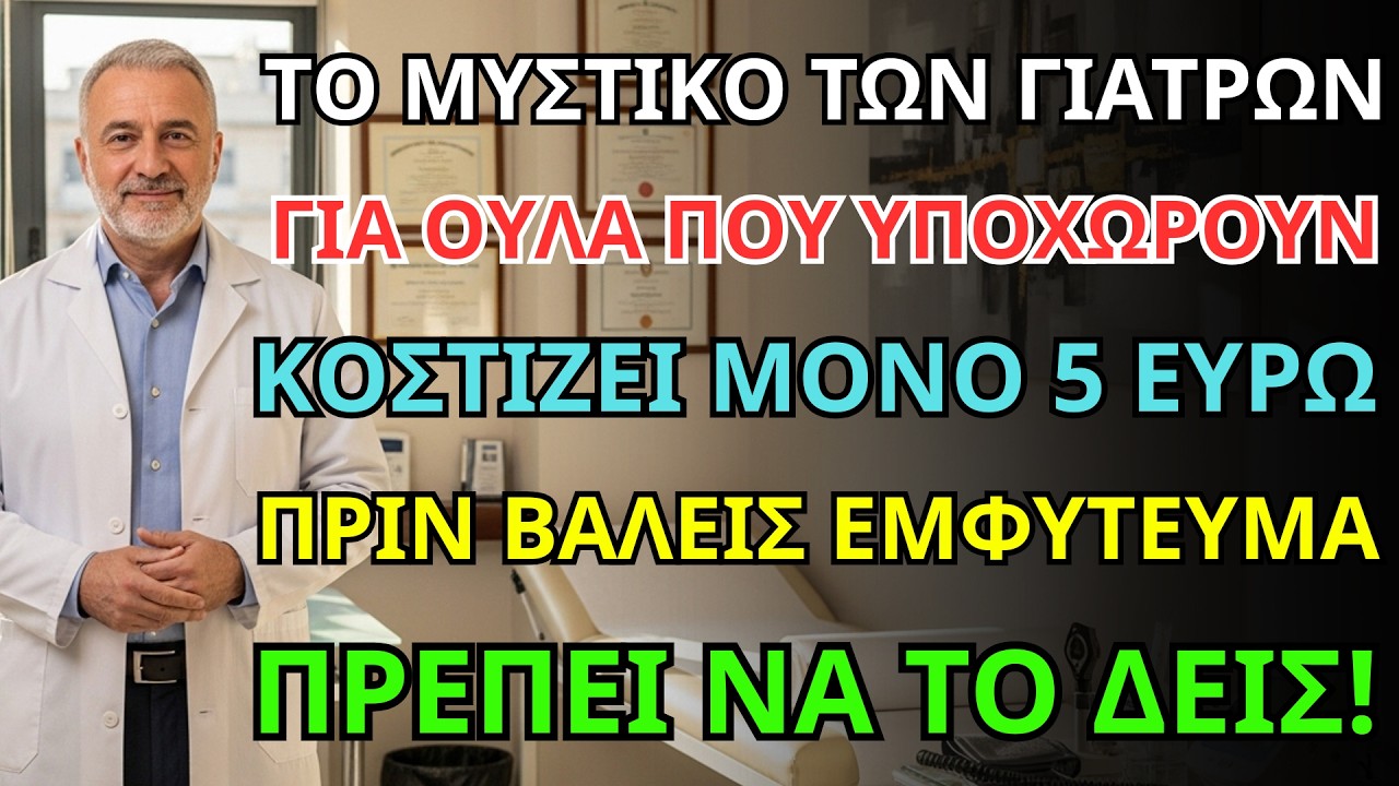 ο κρυφός κίνδυνος των εμφυτευμάτων! η λύση των 5€ που το 90% των ανθρώπων 60-70 αγνοεί.