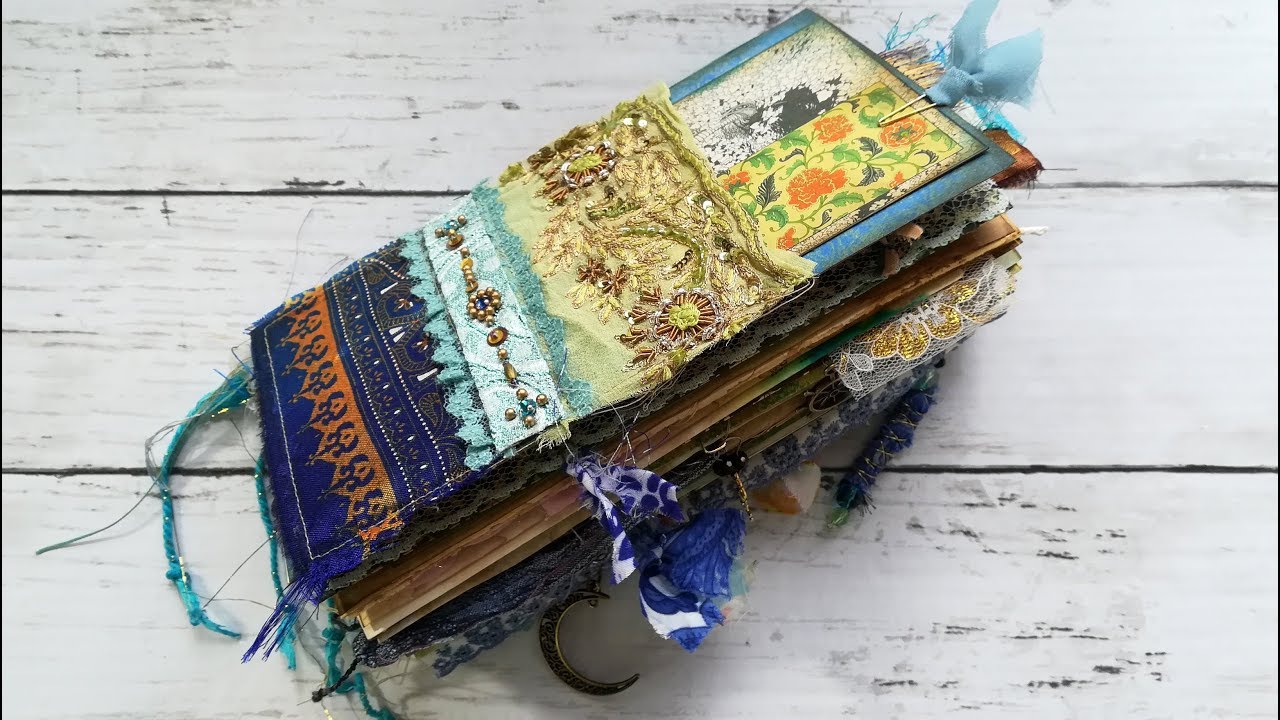 Nautical / Mermaid TN Vintage Junk Journal