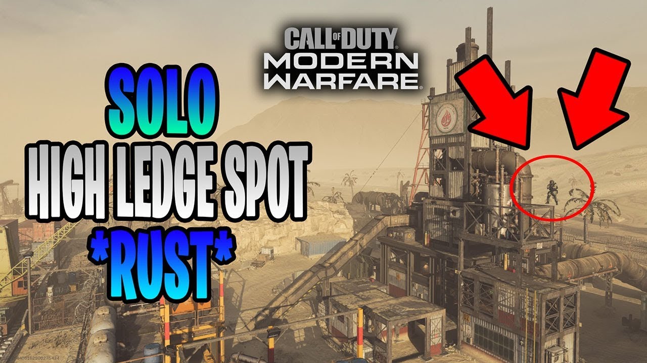 COD MW: RUST &mdash; Секретный проход на выступе в верхней части карты, рабочий одиночный глитч (A.P 1.14)