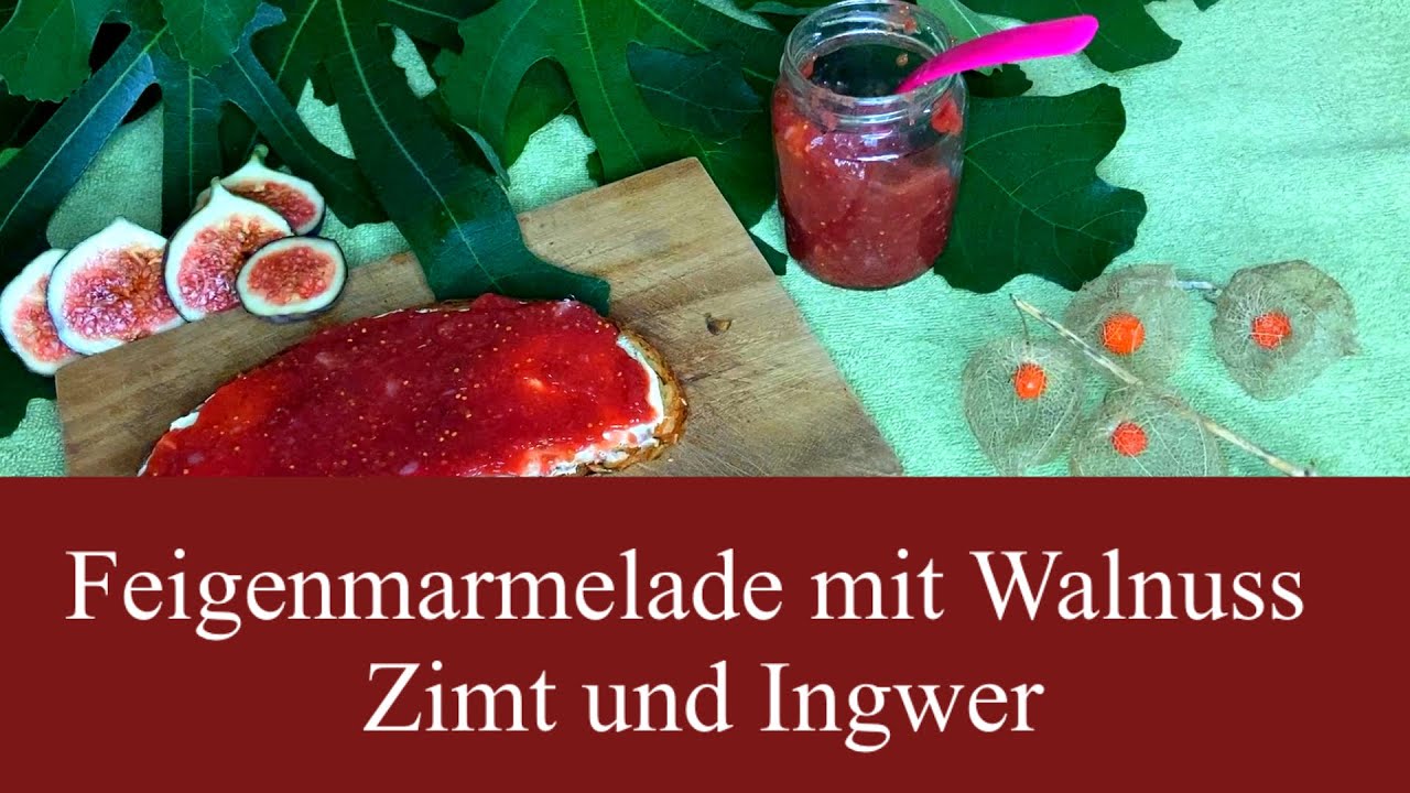 Feigenmarmelade mit Walnuss - lecker und einfach zu kochen