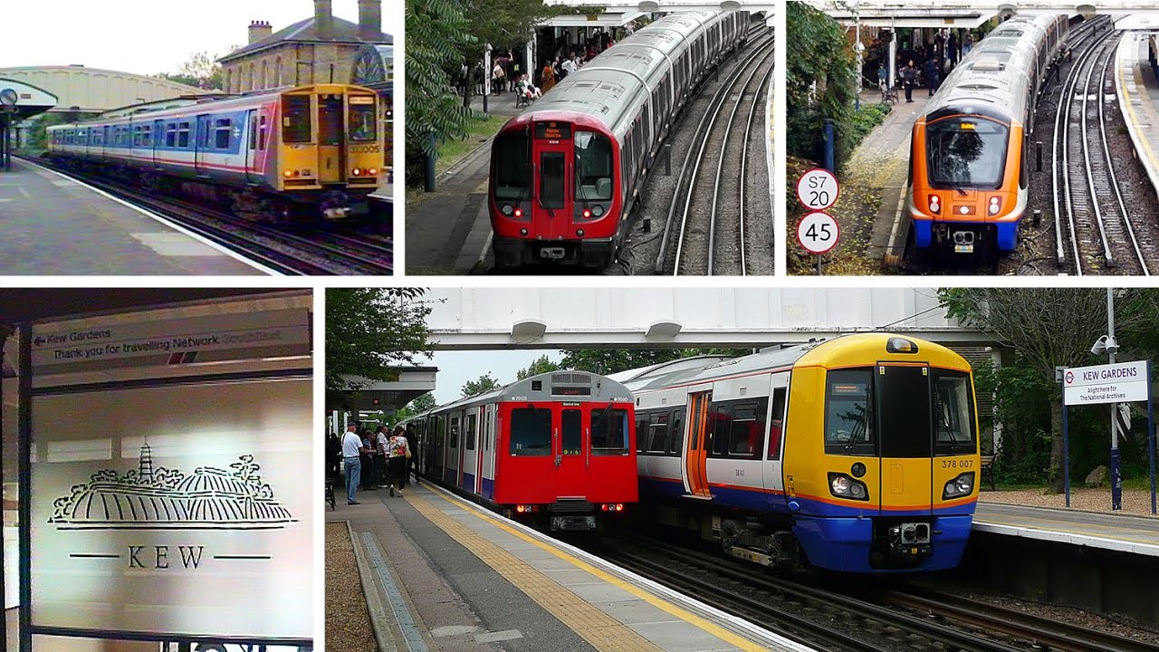 Kew Gardens Station 1990s - 2024 Contrasts