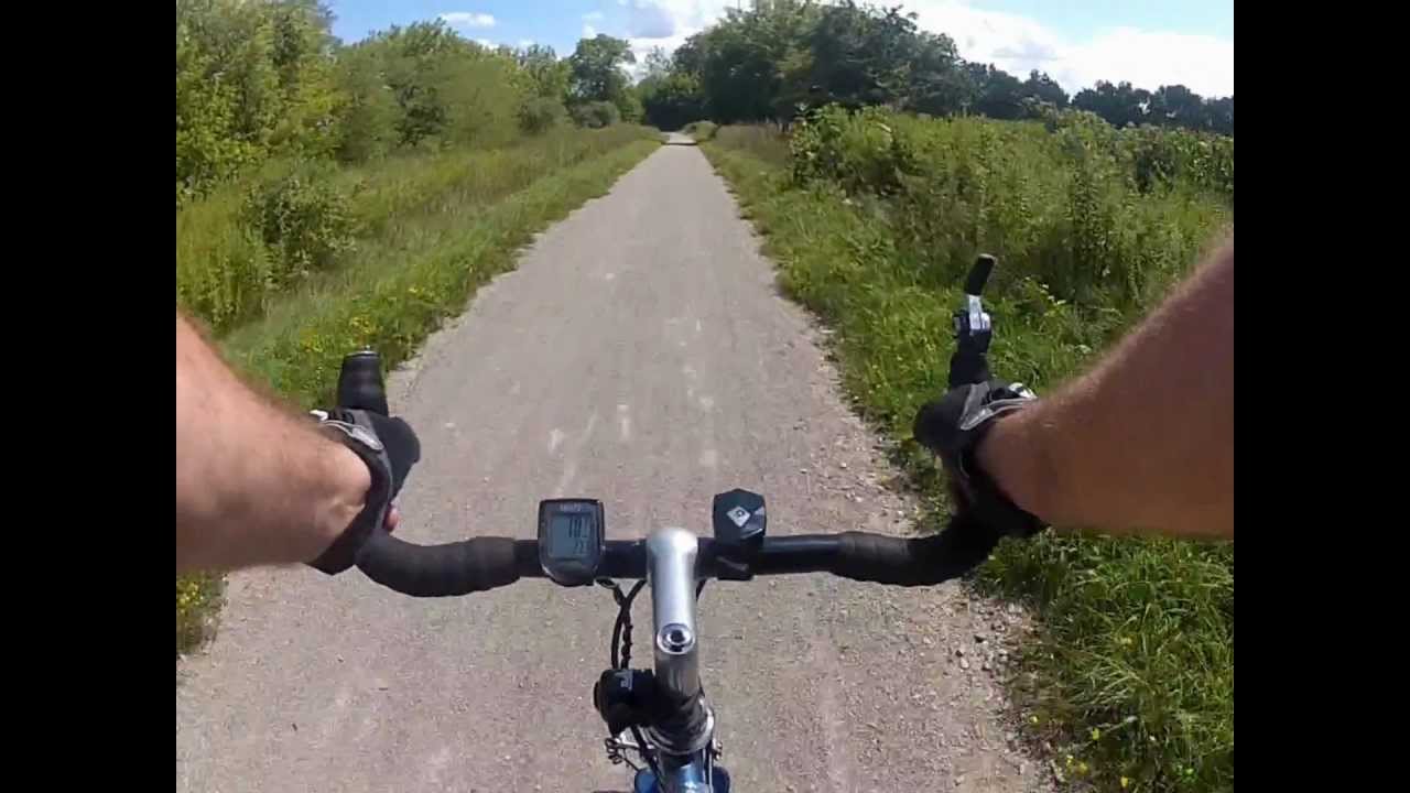 Riding the S.C. Johnson Trail, Brantford Ontario