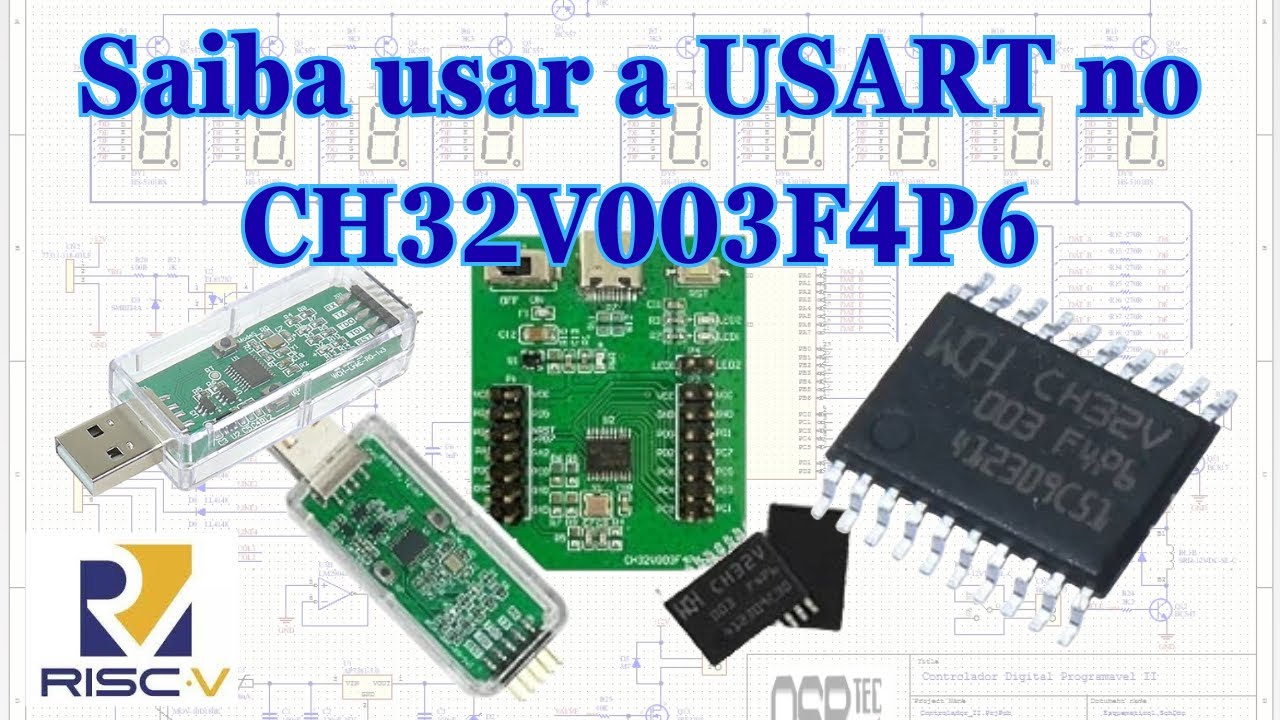 Saiba como utilizar a serial USART do CH32V003F4P6 - RISC-V
