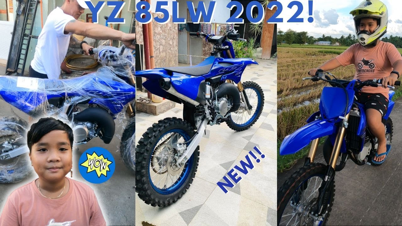NEW! 2022 YZ85 LW / Unwrapping Jared's Bike! / Cariaga Bros!