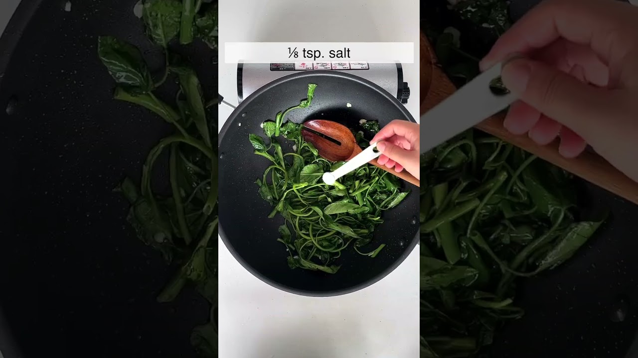 Chinese Water Spinach Stir Fry