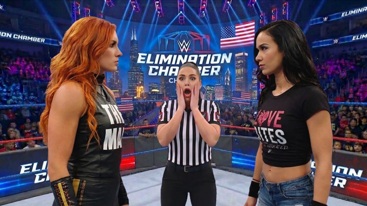 Бекки Линч против Эй Джей Ли - Полный матч • Elimination Chamber • WWE 2K25