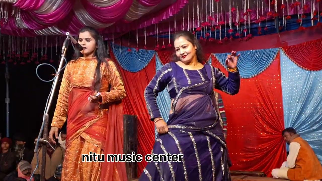 माधुरी की छाया और मुस्कान नक्कारे पर शानदार नौटंकी प्रोग्राम #गजल 