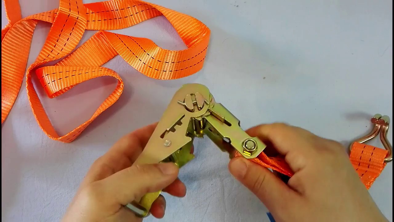 Come si usa: Cinghia Fissaggio a Cricchetto Nastro Tenditore Cintura con Tensore Ganci