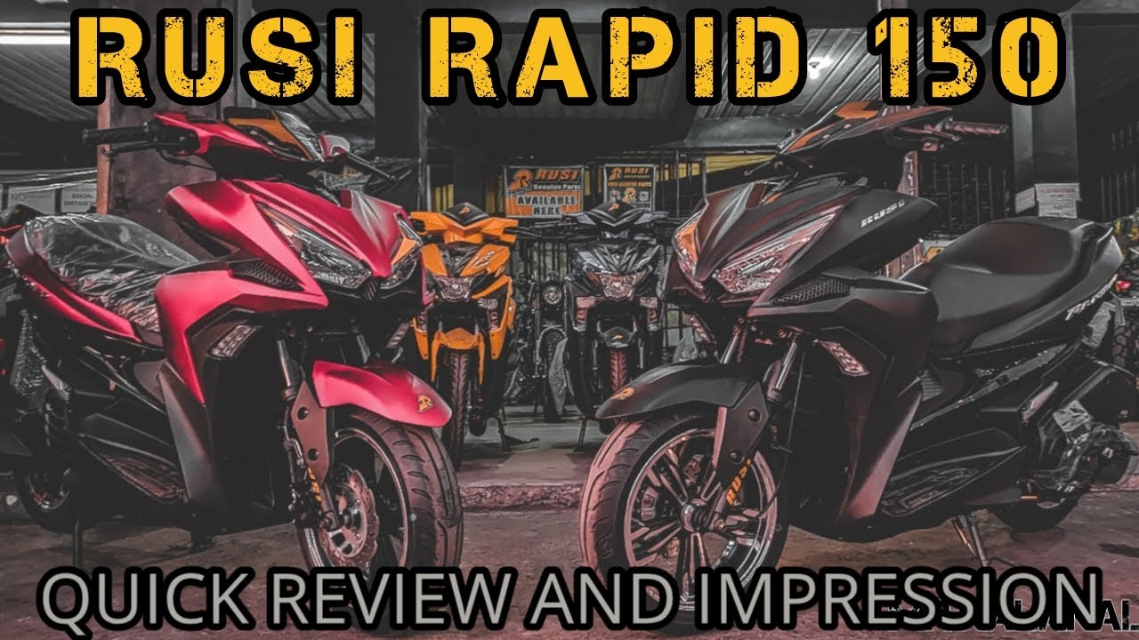 RUSI RAPID 150: QUICK REVIEW | SPECS AND 1ST IMPRESSION