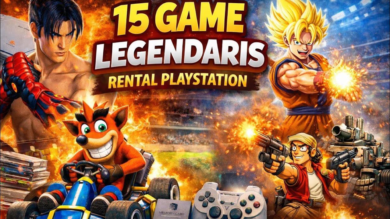 15 Game Legendaris Rental PS yang Bikin Nostalgia Anak 90an!