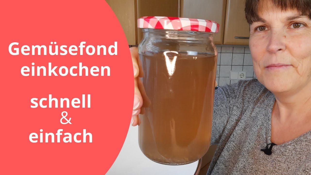 Gem&uuml;sefond einkochen - schnell und einfach!