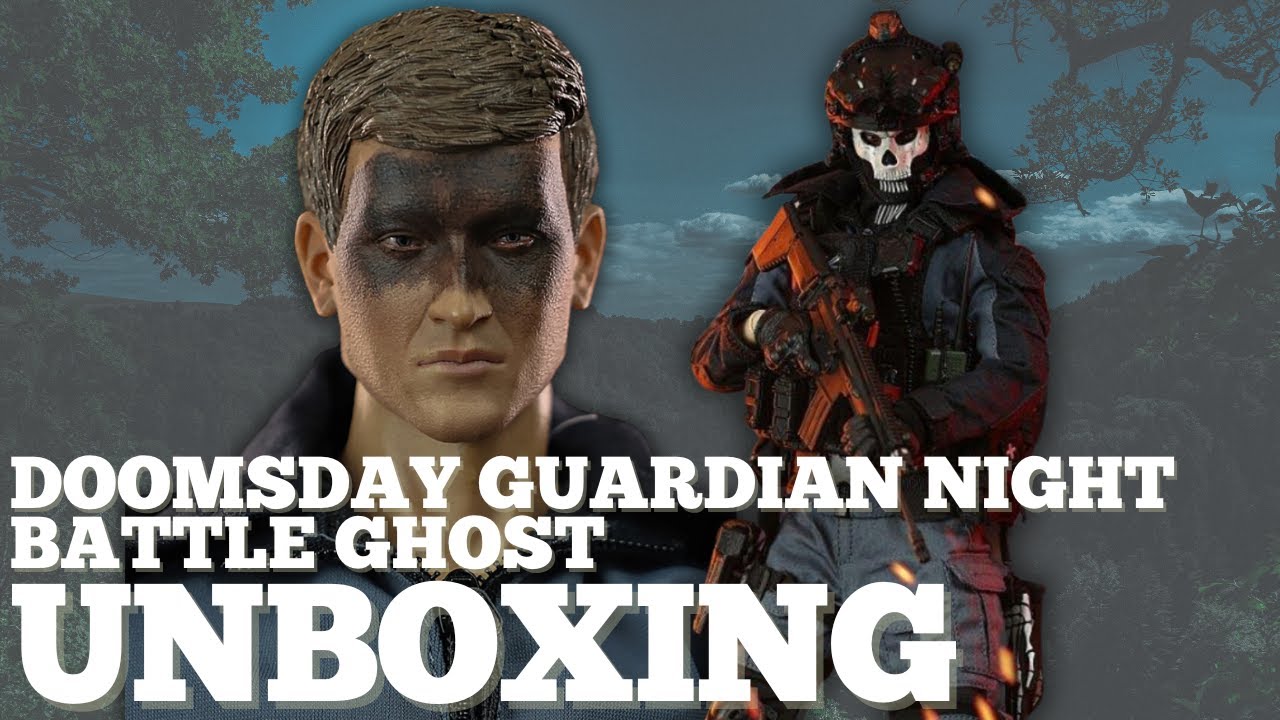 Unboxing the 1/6 scale Doomsday Guardian Night Battle Ghost action figure from KSToys