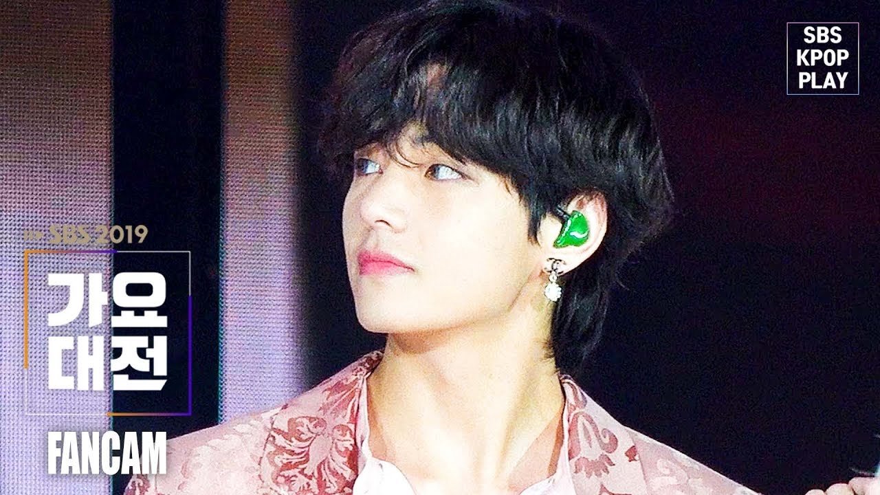 [2019 가요대전] 방탄소년단 뷔 '작은 것들을 위한 시' 페이스캠 (BTS V ‘Boy With Luv’ FACECAM)│@2019 SBS Music Awards
