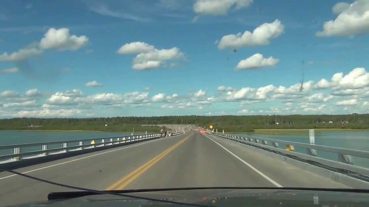 The only bridge crossing Canada's Mackenzie River