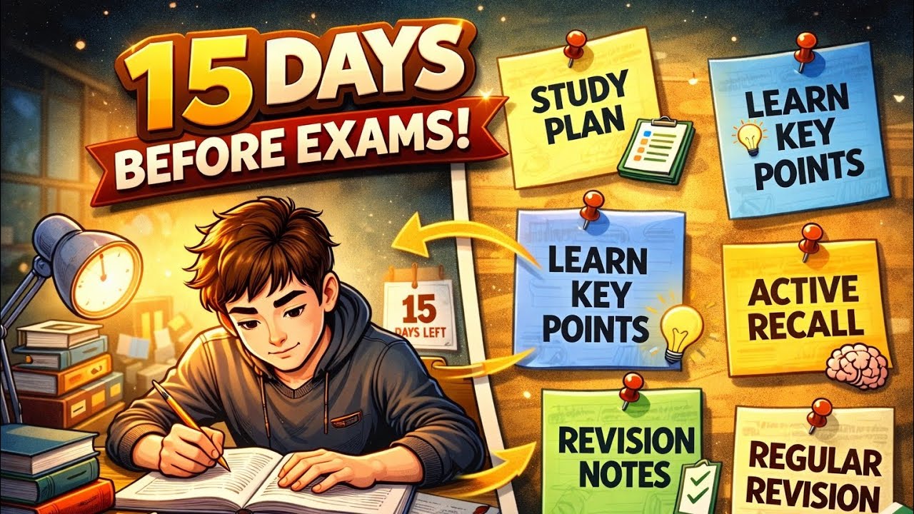 “Sirf 15 Days Left! Aise Padho Ki Sab Yaad Rahe”