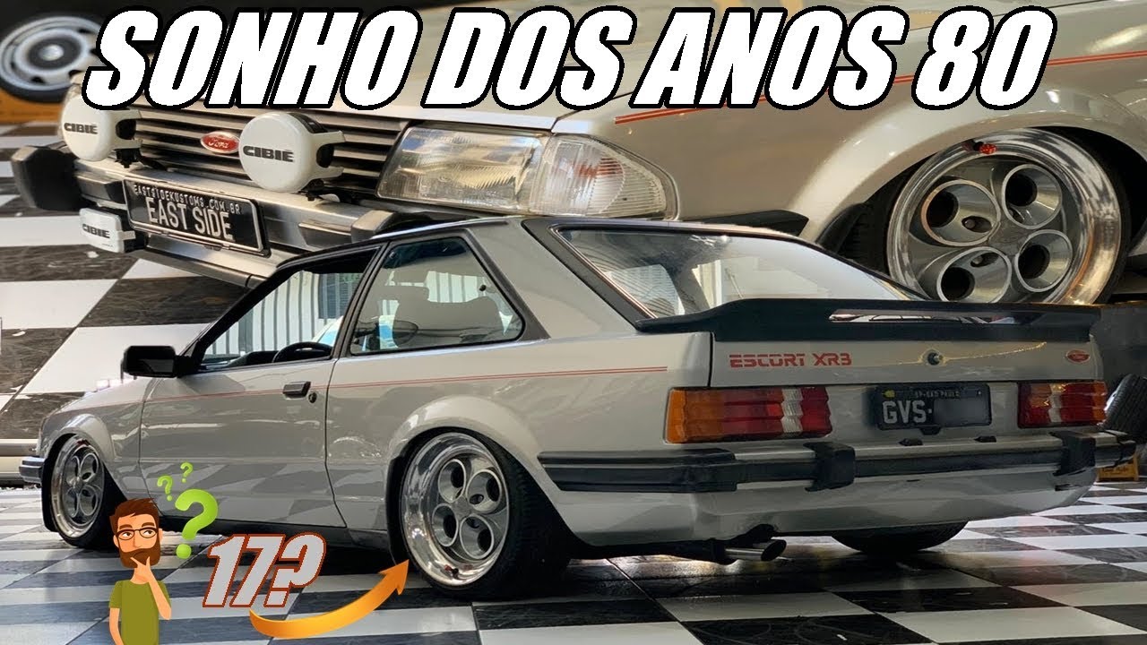 IMPECÁVEL! ESCORT XR3 PLACA 