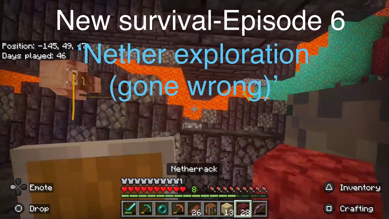 New survival-Episode 6 ‘Nether exploration (gone wrong) #jackdb504 