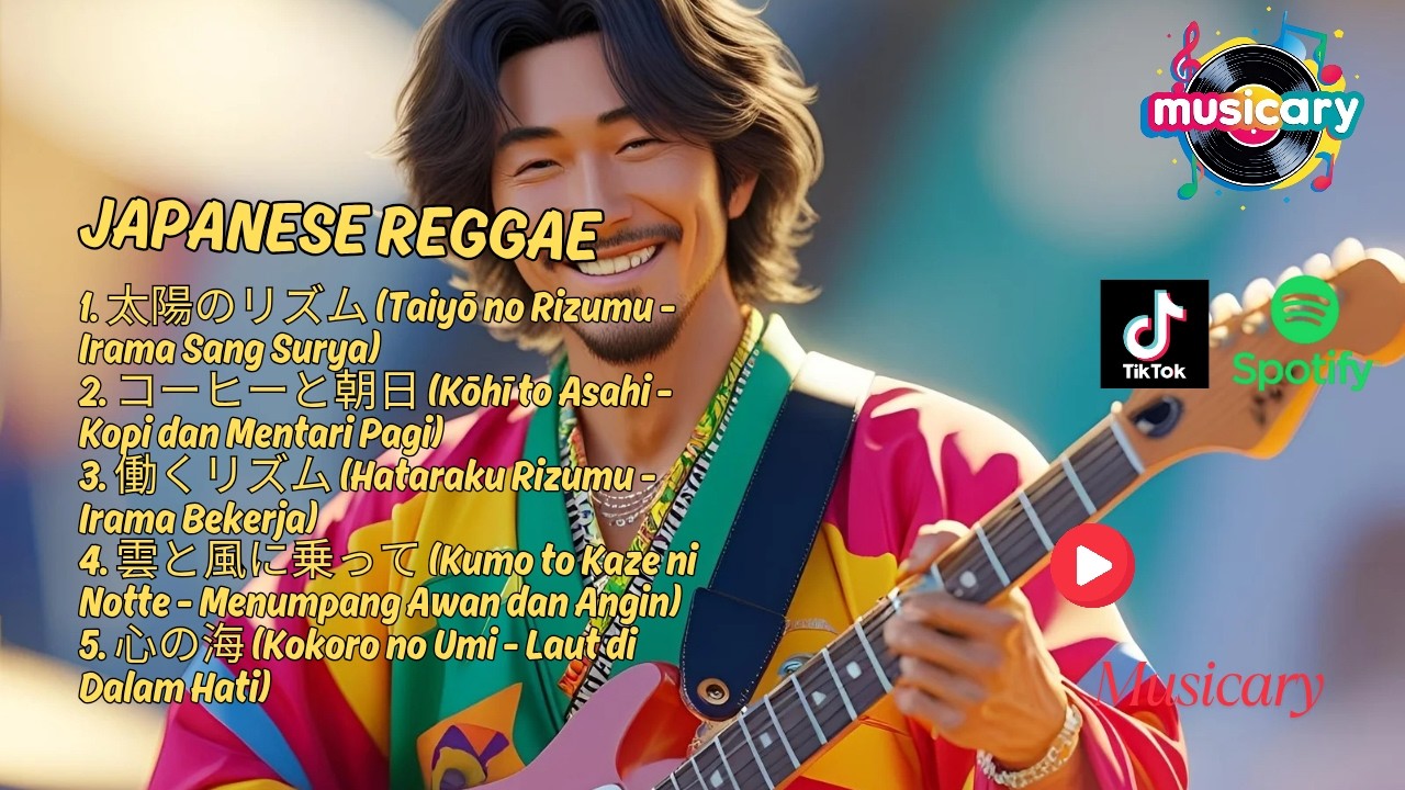 Japanese Reggae 2025 &ndash; Viral Chill Reggae Songs from Japan | Trending on Spotify & TikTok | Musicary