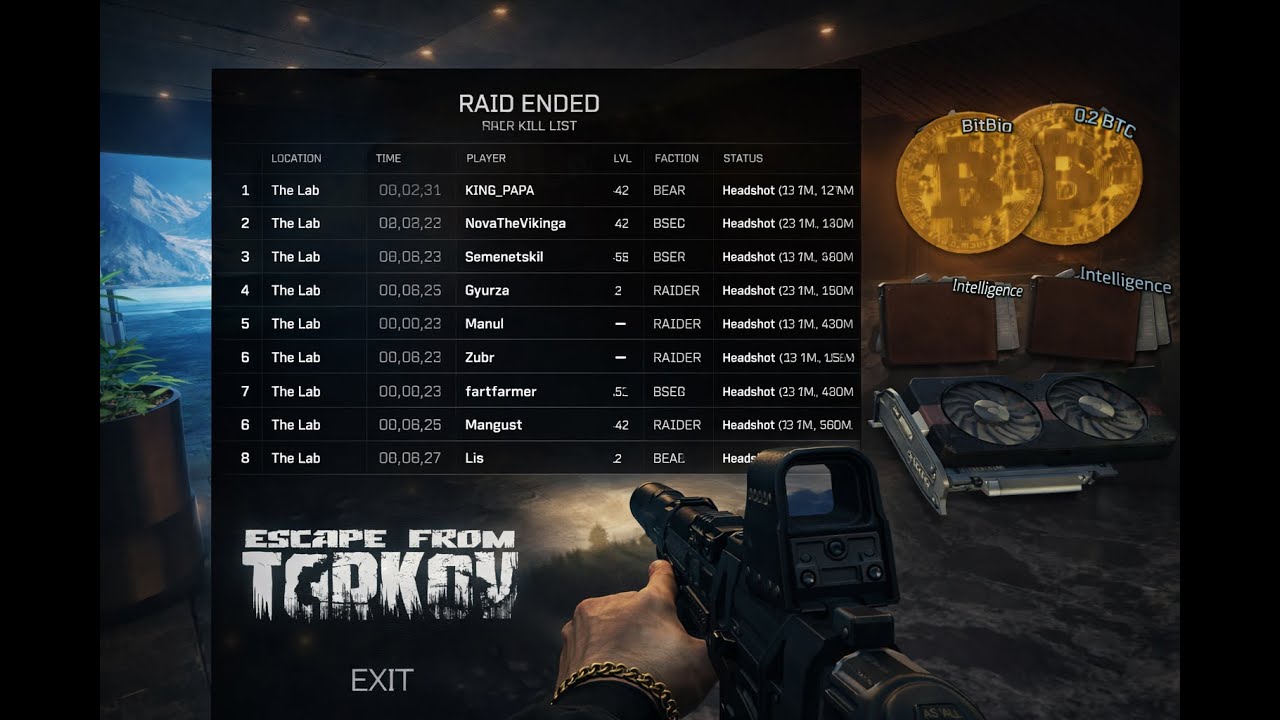 AS VAL ŞOV! 🔥 Lab 4’te Kill Dolu Raid | Efsane Loot