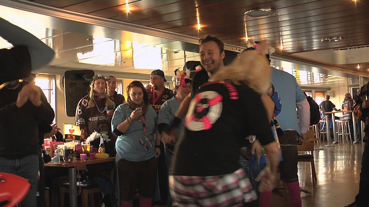 EC Hannover Indians Schiffstour Bremerhaven 2012