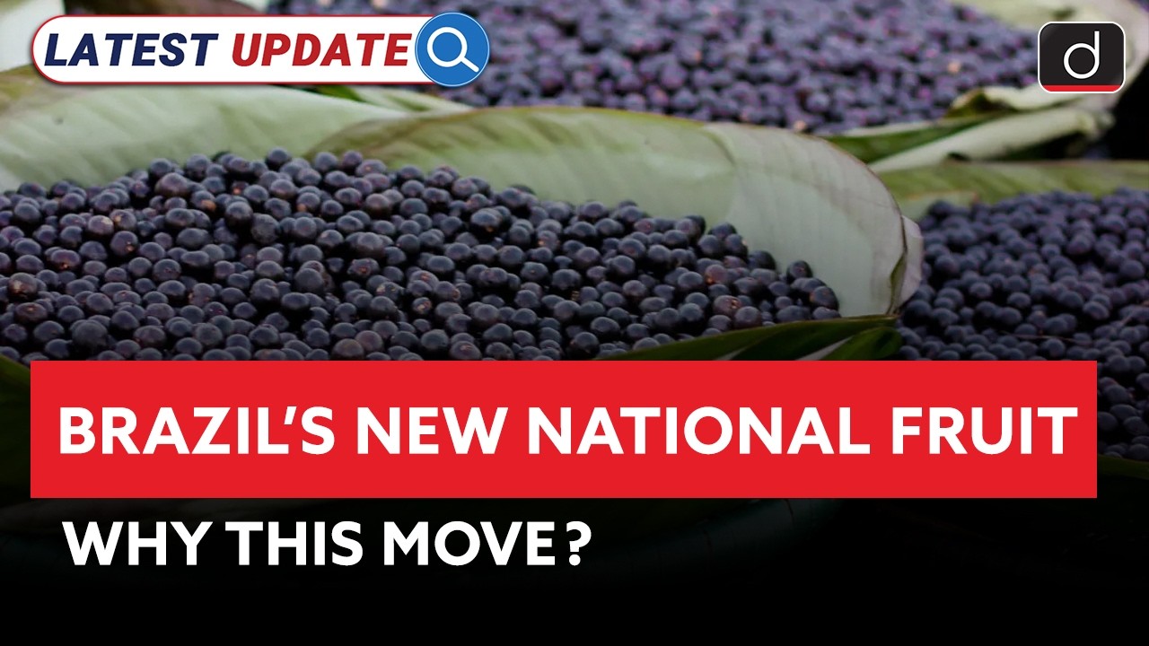 Brazil's National Fruit | Biopiracy |  Latest Update | Drishti IAS English
