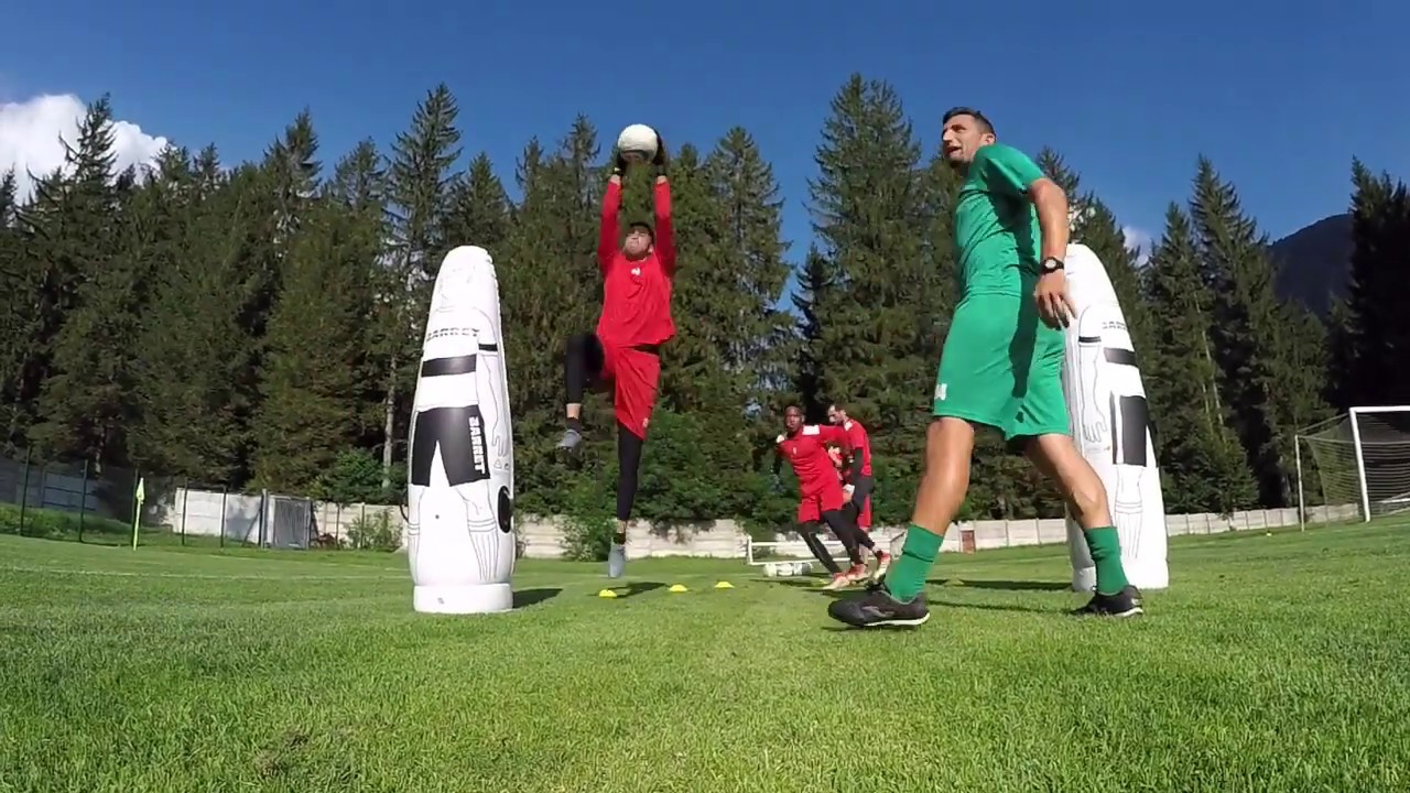 ALLENAMENTO PORTIERI RENZO SOTTILE USCITA ALTA E PARATA A.C GOZZANO