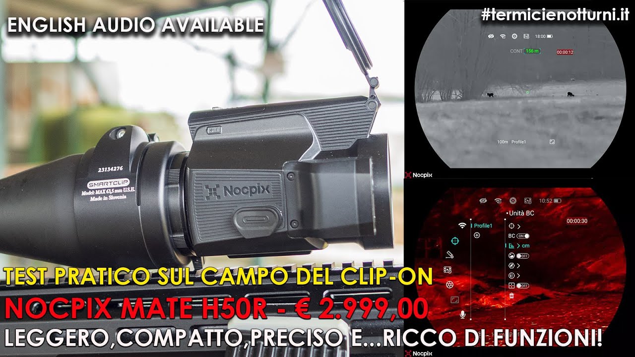 Finalmente l'ho provato!Clip-on NocPix MATE H50R, leggerezza, precisione, tante funzioni a 2999 euro