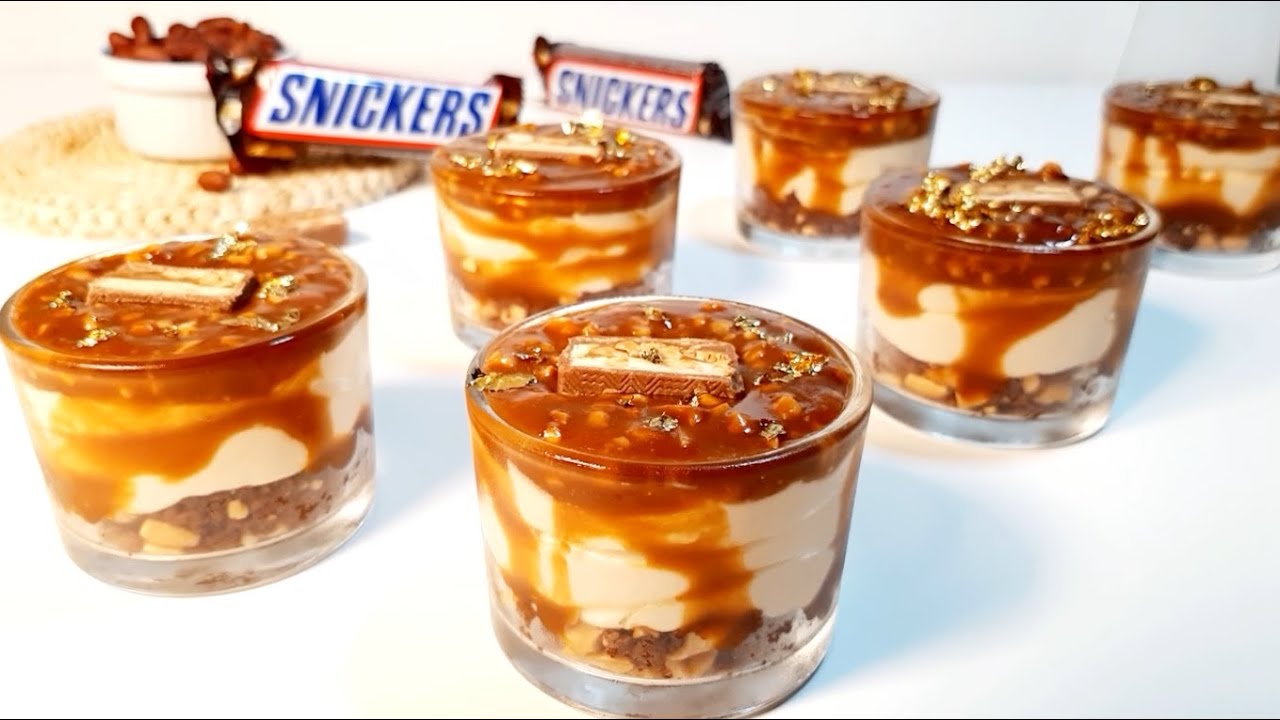 Verrines Snickers | تحلية السنيكرز