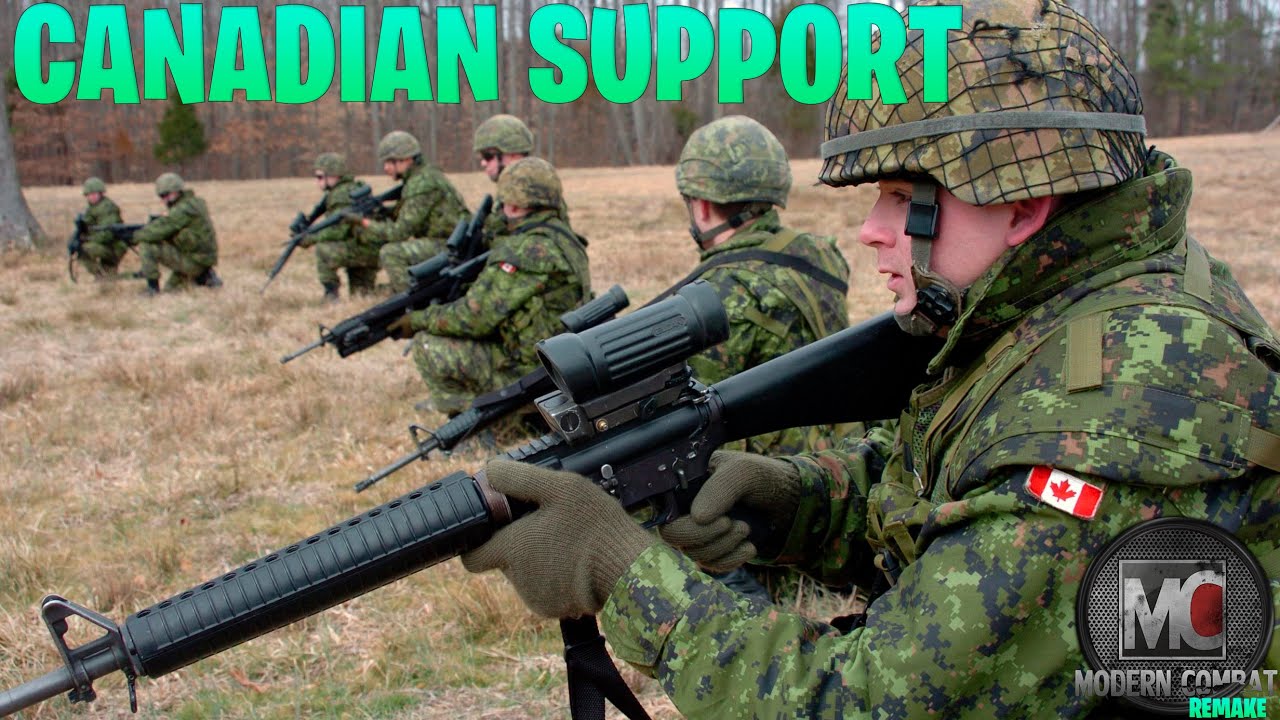 CANADIAN SUPPORT | Company Of Heroes Modern Combat REMAKE