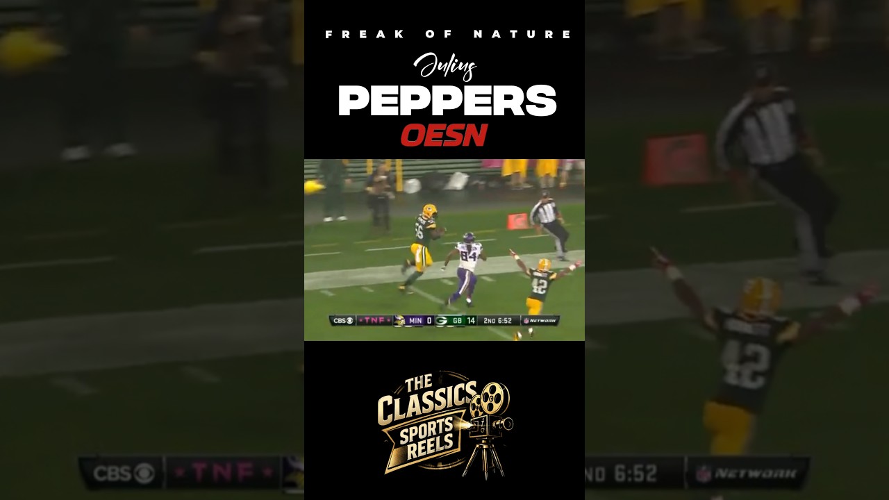 JULIUS PEPPERS WAS A FREAK OF NATURE