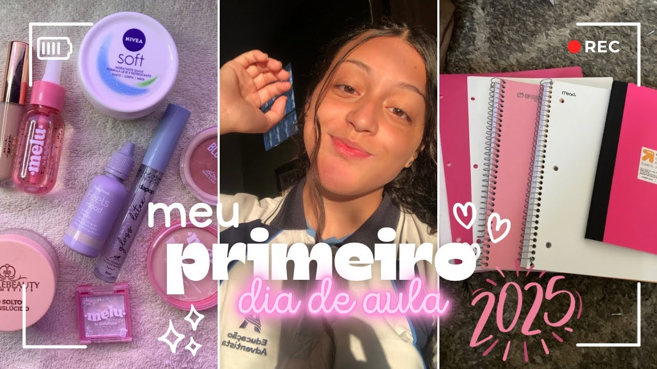 meu primeiro dia de aula 2025!! | arrume-se comigo 💕
