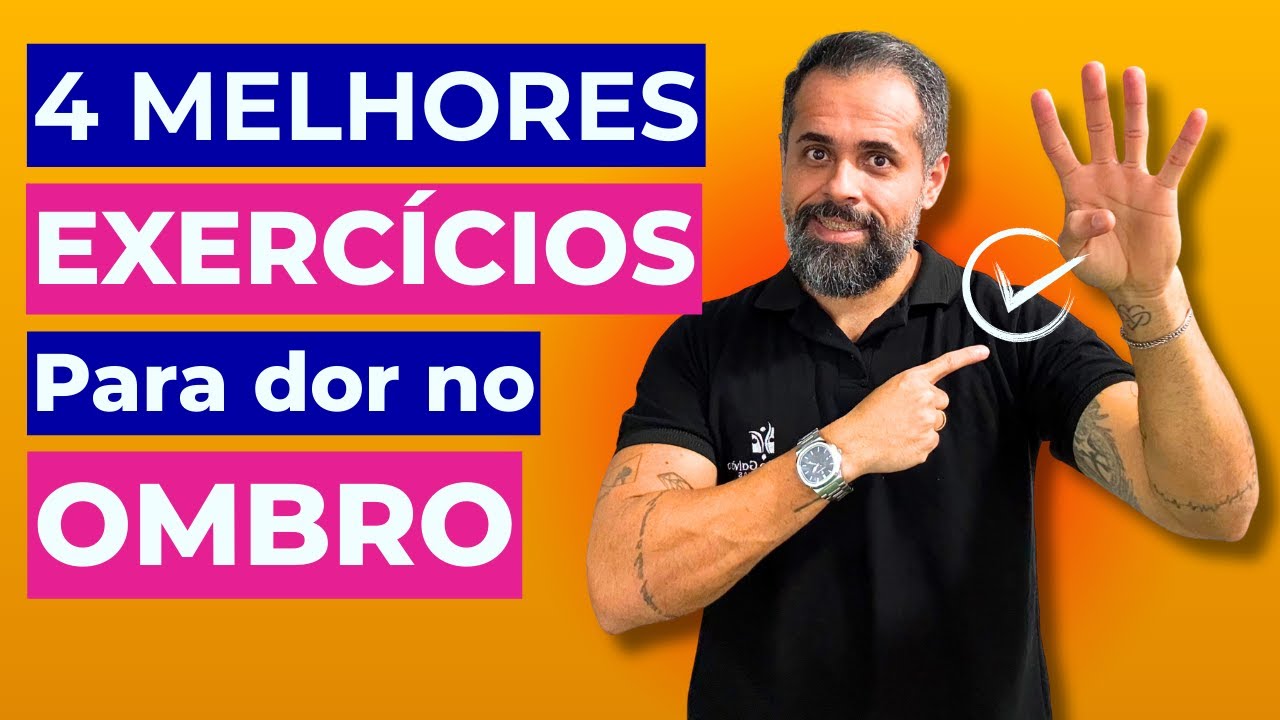 🚨[ INCÍVEL]🚨MELHORES EXERCÍCIOS para PREVENIR dor no OMBRO - 4 EXERCÍCIOS para TENDINITE e BURSITE