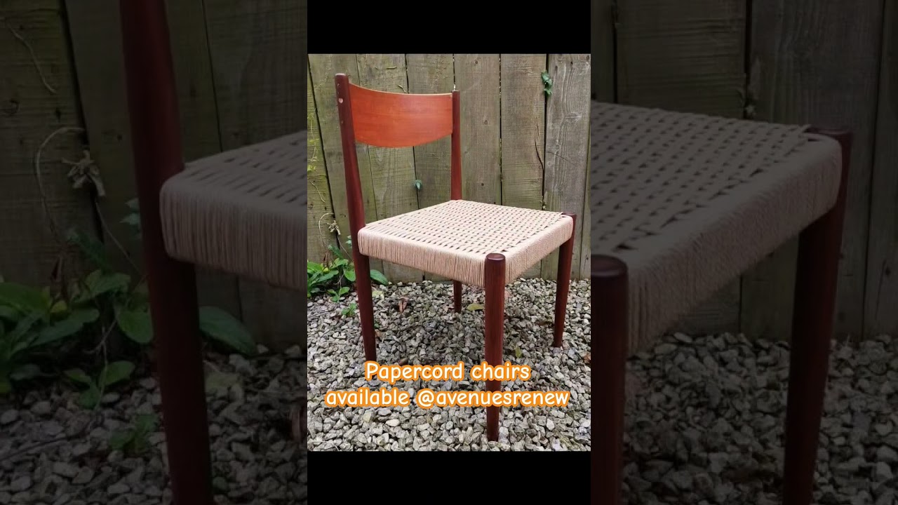 danish papercord chairs available @AvenuesRenew #interiordesign  #danishdesign #midcentury