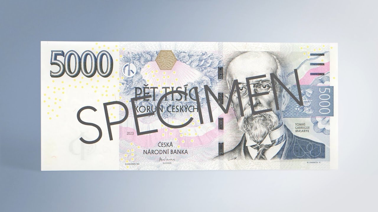 Pět tisíc korun českých – 5 000 Kč