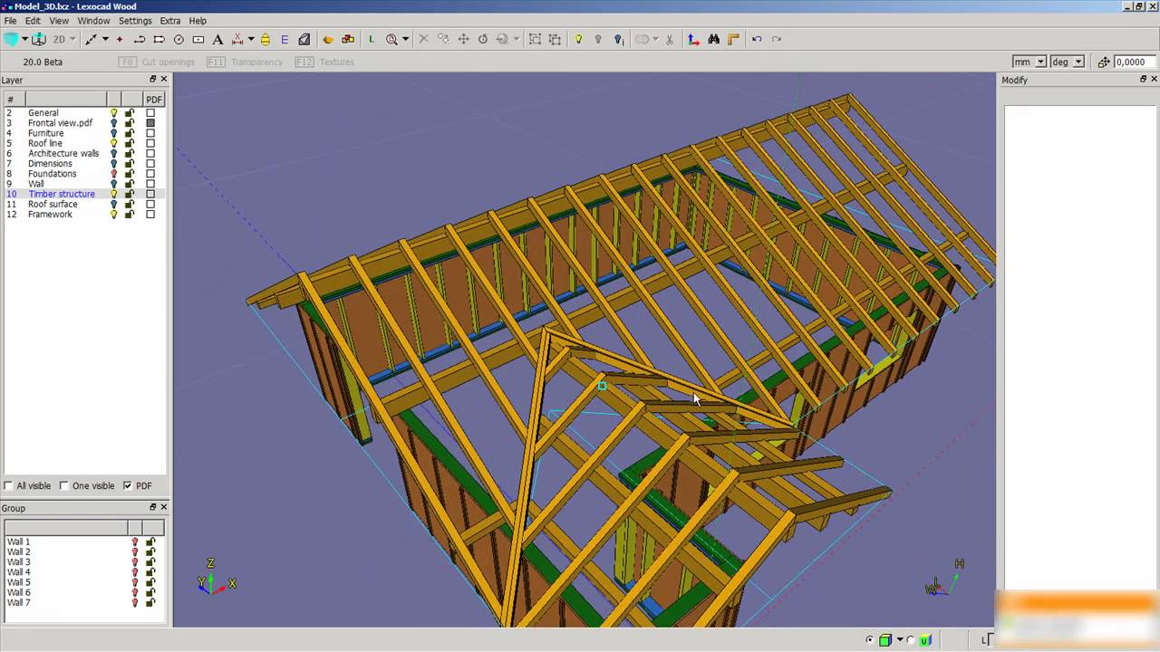 Demonstration Lexocad Wood