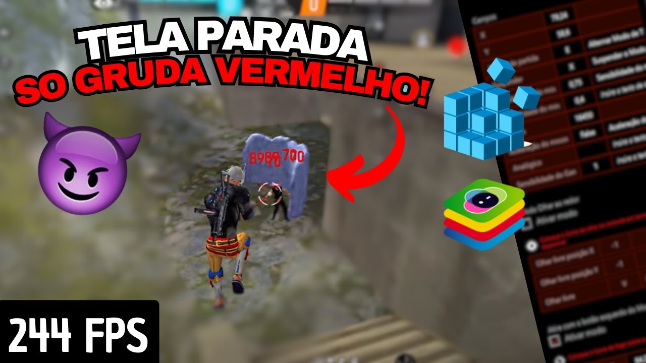 CONFIGURANDO TELA PARADA PARA PC FRACO 2025 (NÃO CRASHA✅, SENSI DE XIT✅, SEM BUGS✅, FPS DESTRAVADO✅)
