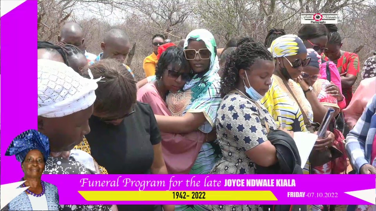 Funeral Programme of the Late Joyce Ndwale Kiala