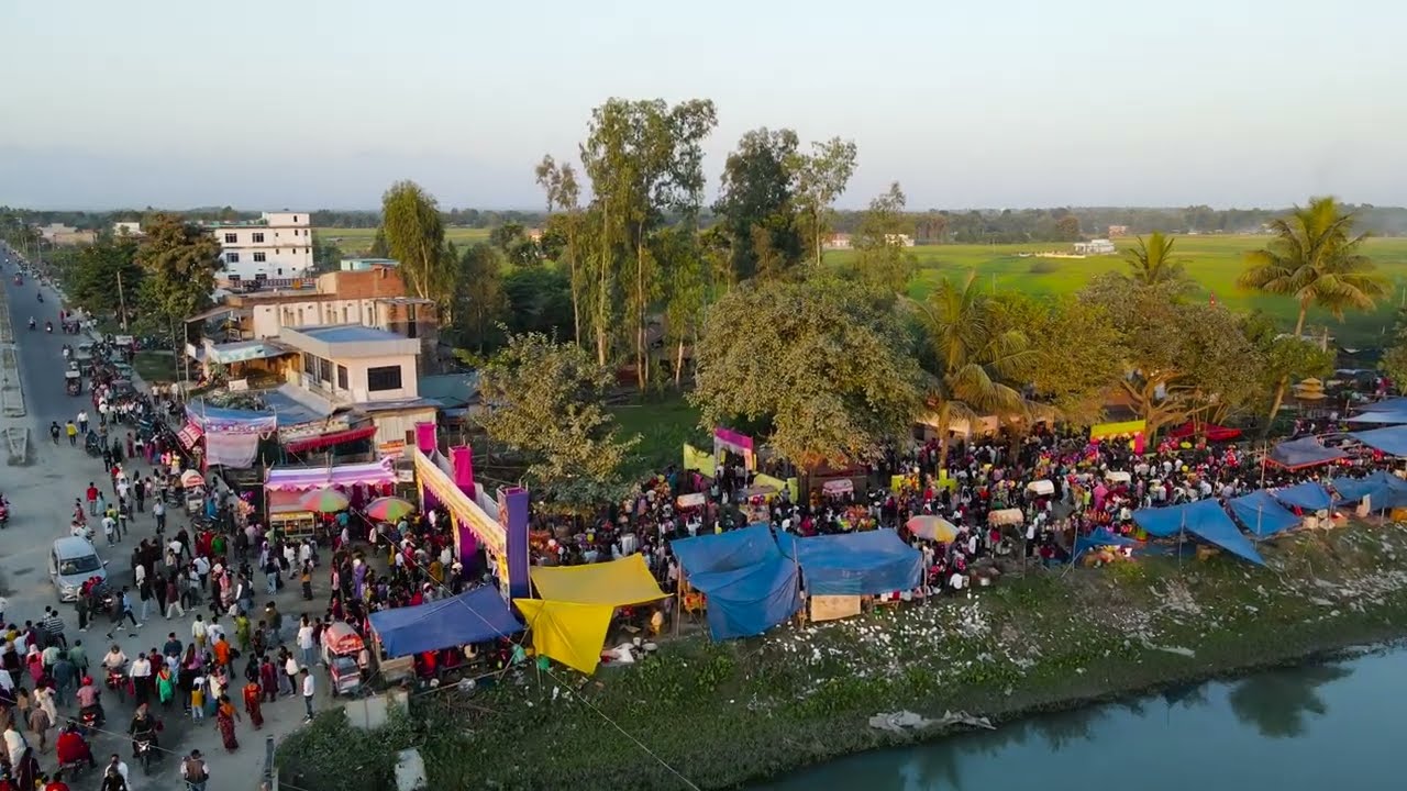 Dasai Mela Arial View of Netachowk Morang