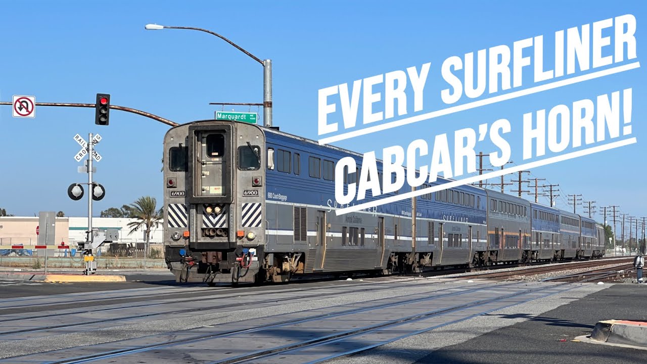 [HD] Every Amtrak Surfliner Cabcar’s Horn! (2022)
