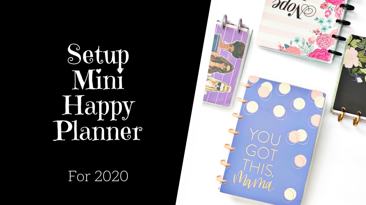SETUP Mini Homebody Frankenplanner for 2020 | Happy Planner 2020 | Frankenplanning Dashboard Layout
