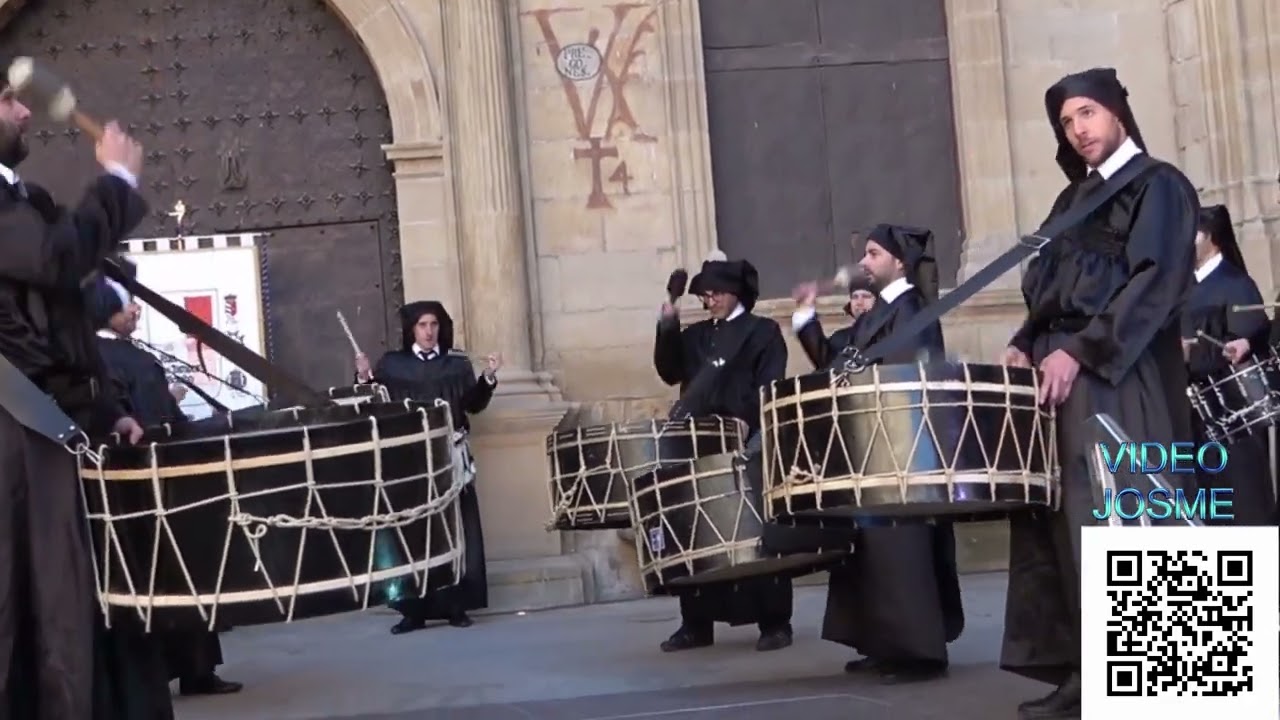 EL NAZARENO DE HIJAR EN LA EXALTACION DE LA RUTA DEL TAMBOR Y BOMBO EN ALCAÑIZ 2022
