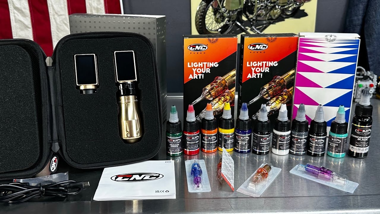 CNC E400 tattoo machine unboxing