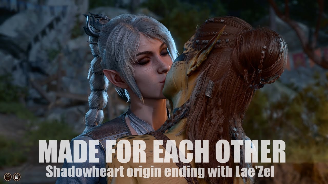 Shadowheart origin - romanced Lae'Zel ending in Faerûn [Enemy of Shar exclusive line + gith egg]