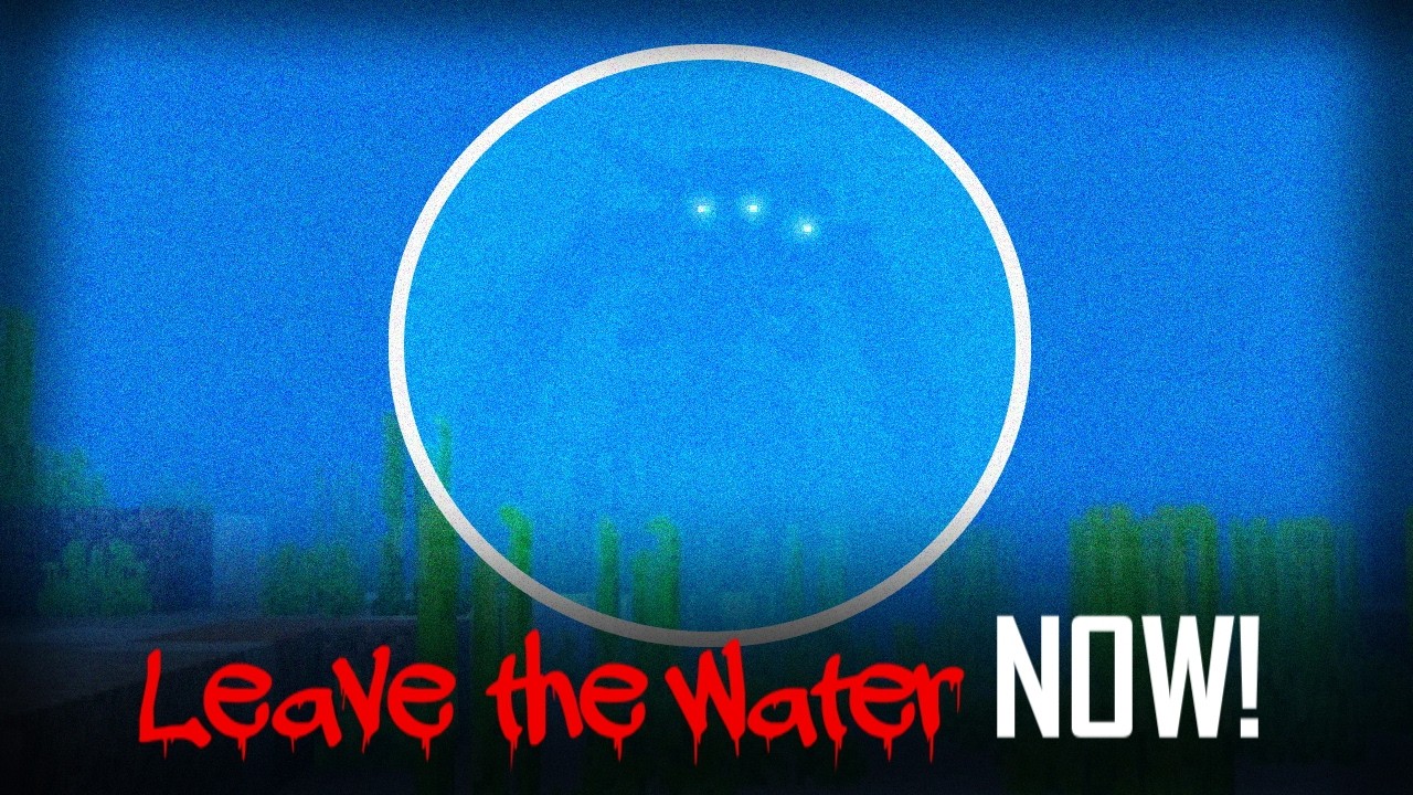 If You Hear Deep Gurgling Noises, LEAVE THE WATER NOW! Minecraft Creepypasta Bedrock