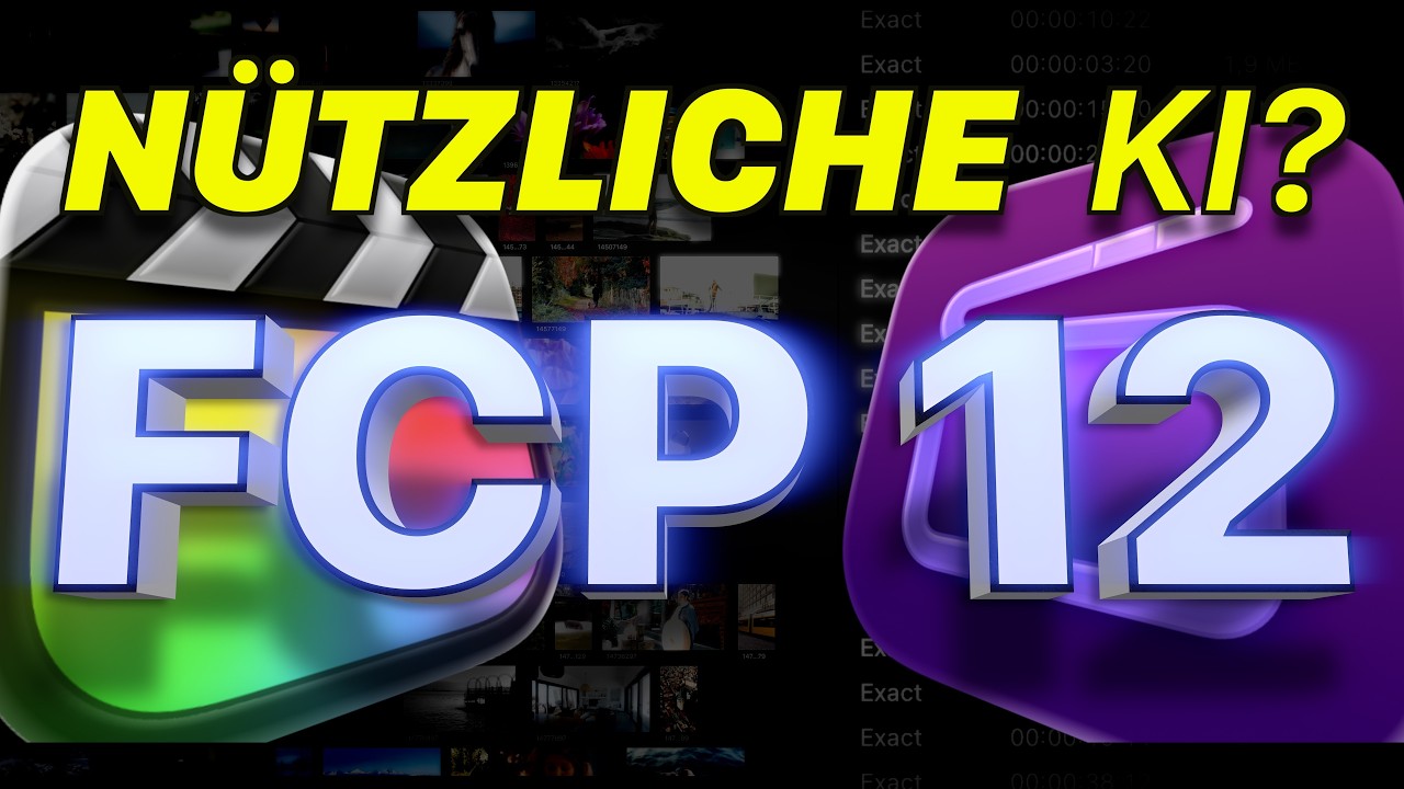 Final Cut Pro 12: Nützliche KI-Features (Transkript, visuelle Suche & Beat-Erkennung)