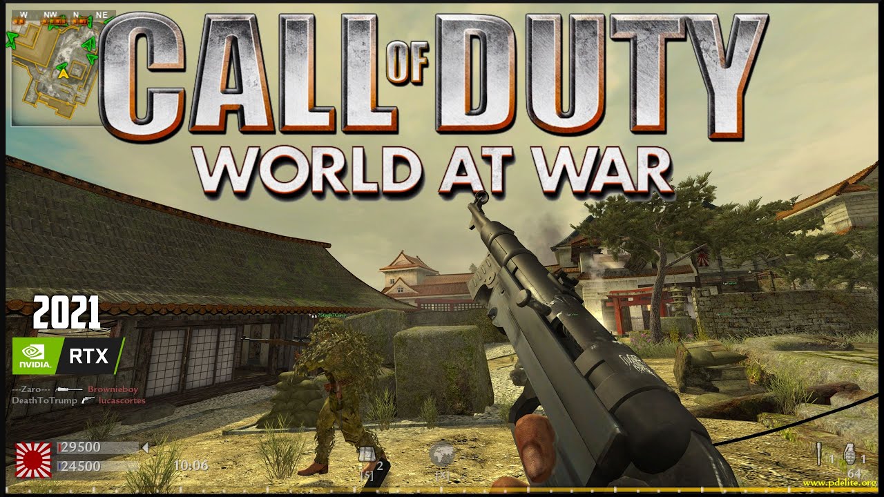 Call of Duty World At War Multiplayer 2021 Castle Gameplay | RTX 3090 4K
