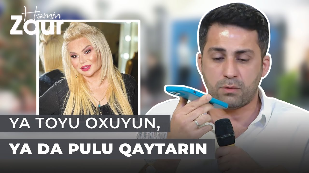 Həmin Zaur| Elgün Nazəninə zəng etdi | Bizdən 1000 manat pul almısız