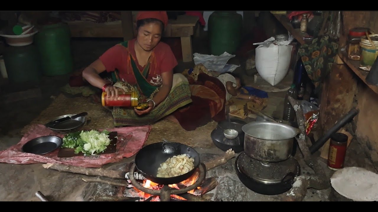 Cooking delicious food in  traditional kitchen || Happy family
