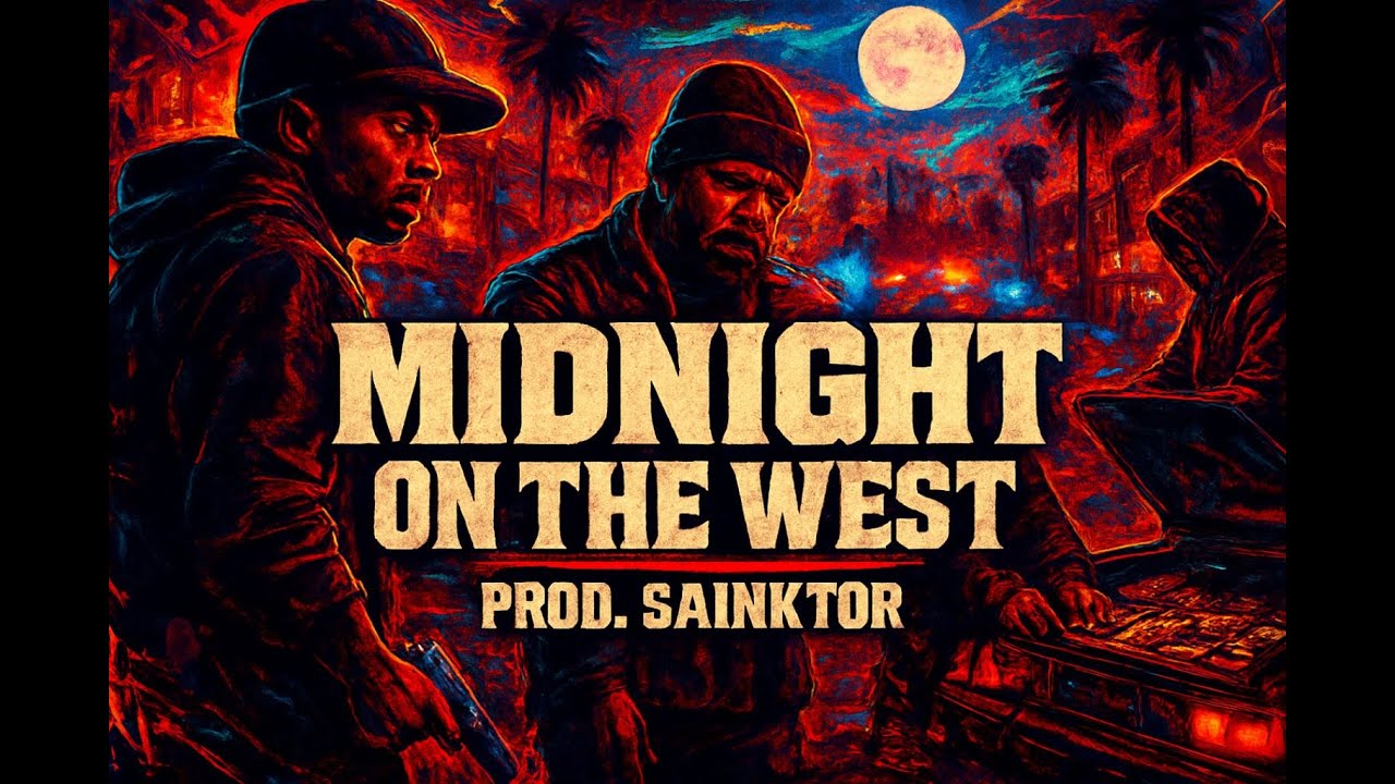 MIDNIGHT ON THE WEST (Prod. Sainktor) | Dark West Coast Type Beat | Sinister Boom Bap