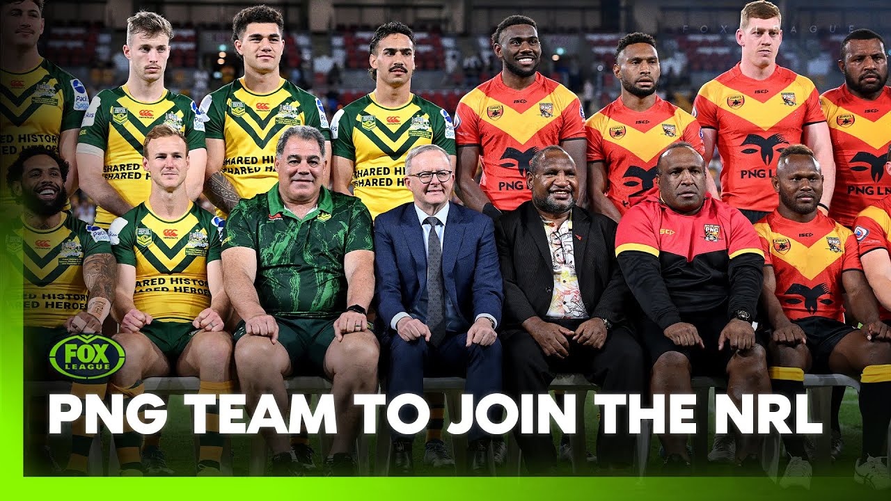 🚨 Aussie PM announces PNG team will join the NRL in 2028! 🚨 I Full Press Conference I Fox League